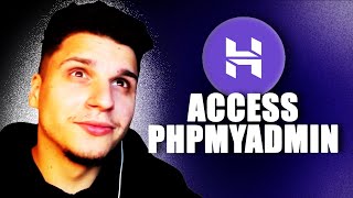 how do i access phpmyadmin in cpanel on hostinger [upl. by Brucie263]