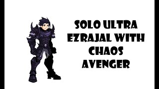 AQW Chaos Avenger vs Ultra Ezrajal Solo Run PreNerf damage [upl. by Prouty]