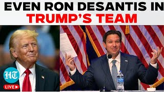 LIVE Trumps Former Rival Ron DeSantis Offered Position In Trump Admin Florida Governor Reacts US [upl. by Battista]