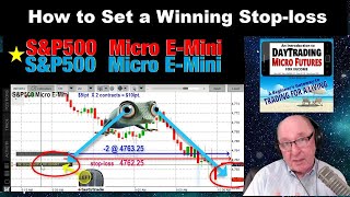 Futures Trading  Set a Winning StopLoss Micro EMini Futures [upl. by Varini601]