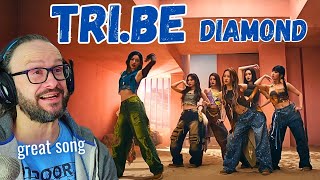 TRIBE  DIAMOND reaction  what a warm and chill vibe [upl. by Buckie]