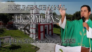 Resumen de Homilías del 14 al 20 de Agosto del 2023  Padre Arturo Cornejo [upl. by Padegs]