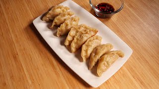 Easy Dumpling recipe amp how to fold dumpling Chicken mandu  BASICKELI [upl. by Olwena987]