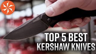 The Top 5 Best Kershaw Knives Available at KnifeCentercom [upl. by Ramahs]