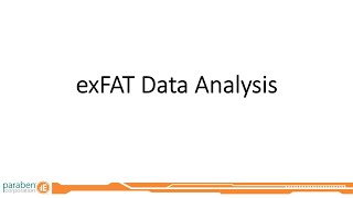 exFAT Data Processing in E3 [upl. by Yevrah717]