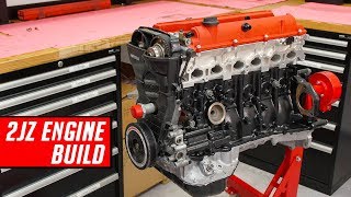 Toyota 2JZ Engine Build  Full Start to Finish [upl. by Amieva322]