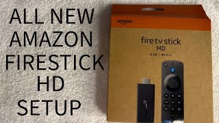 AMAZON FIRE TV STICK HD UNBOXING AND SETUP [upl. by Notyalc]