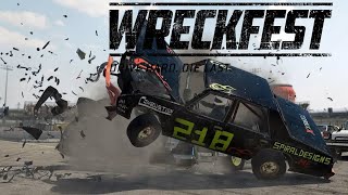 WRECKFEST  58 CAR GETS quotHITECHquot WRECKD  PC Gameplay [upl. by Bergstein]