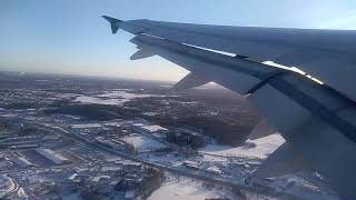 Freebird Airlines A320232 Flight FHY 846 HelsinkiVantaaAntalyaErcanCyprus 12012019 [upl. by Atinob]