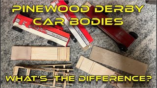 Pinewood Derby Car Bodies [upl. by Eeluj128]