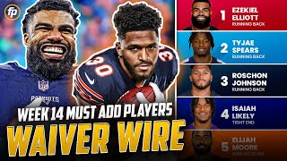 Week 14 Waiver Wire Pickups  MustHave Players to Add to Your Roster 2023 Fantasy Football [upl. by Odranreb]