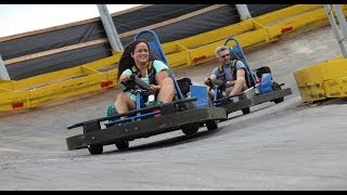 Fun Spot USA The Vortex Go Karts POV and Off Ride Shots Kissimmee Florida [upl. by Alegnat476]