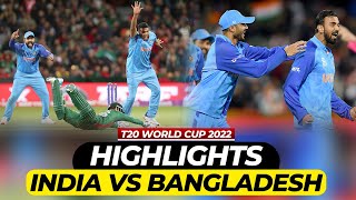 India vs Bangladesh Highlights  T20 World Cup 2022  INDIA vs BANGLADESH Full Match Highlights [upl. by Connell]