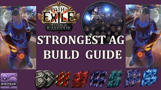 Poe 325  Strongest AG Build  Build Guide  All content  Ubers  T17  Fast minion [upl. by Marcel771]