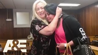 Court Cam Stepmom Surprises Daughter with Heartwarming Legal Adoption  AampE [upl. by Setarcos]