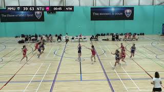 LIVE BUCS NETBALL  MANCHESTER MET UNIVERSITY VS NOTTINGHAM TRENT  WED 23RD OCT 500PM [upl. by Aenat]