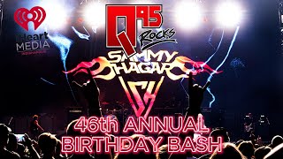 Q95 46th ANNUAL BIRTHDAY BASH Featuring Loverboy and Sammy Hagar [upl. by Illom]