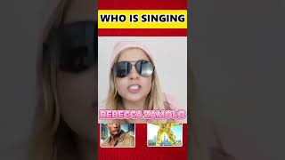 Guess Who is Singing🎤🎵 rebecca zamolo Salish matter mr beast shorts short [upl. by Pillyhp]