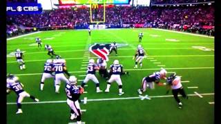 PATS GRONKOWSKI OBLITERATES 55 TERREL SUGGS EXPLOSIVE MIX AFC CHAMPIONSHIP GAME 1222012 [upl. by Carothers]