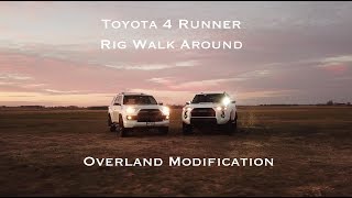 Toyota 4Runner Overland Rig Walk Around Overland Modification [upl. by Jansson]