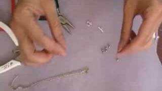 Making Jewelry Peridot Briolette Necklace Project  How to Wire Wrap a Beaded Necklace [upl. by Ajiram]