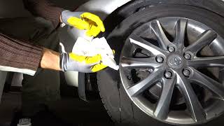 How to restore used alloy wheels Vinegar vs Magic Eraser [upl. by Laefar]