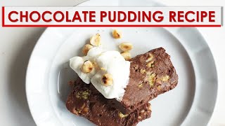 Chocolate Pudding with Biscotti Recipe [upl. by Neggem]