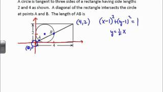 Circle Inscribed in a Rectangle [upl. by Gyimah]