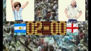 Gol de Maradona por Loquendo Inglaterra 1986  Seibu Cup Soccer Goal 1992 [upl. by Olag33]