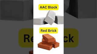 AAC Block vs Red Bricks Hindi construction shorts shortsfeed civildimensions redbrick aacblock [upl. by Beverley]