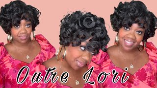 Outre perfect hairline Lori 13x4 lace front wig [upl. by Adabel]