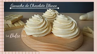 Ganache Montado de Chocolate Blanco ladulceeva [upl. by Ynamad]