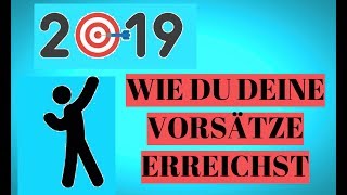 2019 Ziele erreichen  3 Tipps [upl. by Nihs]