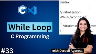 While Loop in C Programming  While Loop Practice Questions  C Programming Tutorial 33 [upl. by Ecirtnom]