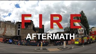 Aftermath Factory Fire At Huge Bradford Building  HD 1080P [upl. by Noleta]