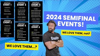 2024 CrossFit Semifinal EVENTS review and reaction [upl. by Reyotal86]