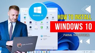 BIOS Setup with Install Windows 10 Easily For HP Laptop  Faisal Vai Official [upl. by Aseuqram]