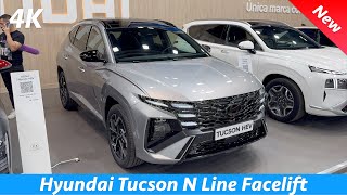 Hyundai Tucson N Line 2025 Review 4K  Facelift Exterior  Interior HEV [upl. by Fretwell]