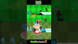 PVZ 1 VS PVZ 2  Winter melons Doom Shrooms Plant Team Vs Zomboni Zombie Team shorts [upl. by Yellah]