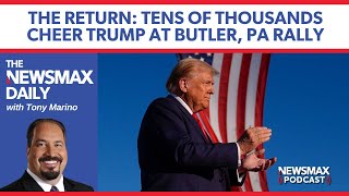 Trumps triumphant return to Butler PA  The NEWSMAX Daily 100724 [upl. by Bennett628]