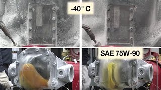 LZA 360 Cold Weather Flow of Axle Oils [upl. by Courtund]