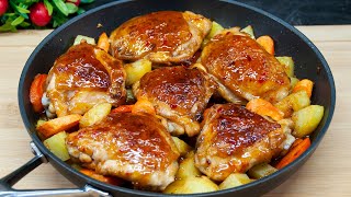 ¡Nunca he comido muslos de pollo así ¡Una receta fácil y deliciosa de muslo de pollo 202 [upl. by Nahshun]