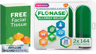 Flonase Allergy Relief Nasal Spray 24Hour NonDrowsy MultiSymptom Relief – 144 Sprays Review [upl. by Enelie]