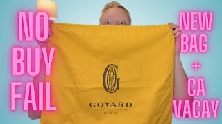 MY FIRST GOYARD  WHAT I BOUGHT ON VACA  California [upl. by Cummins788]