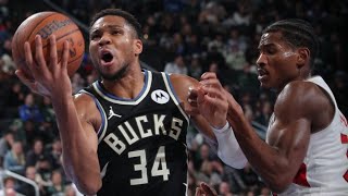 Toronto Raptors vs Milwaukee Bucks  Full Game Highlights  November 12 2024 Emirates NBA Cup [upl. by Melantha]