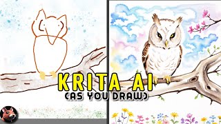 This One Simple Plugin Adds Realtime AI Assistance to Krita [upl. by Notsek]