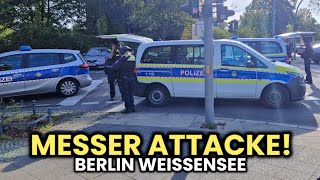 Messerattacke in Weißensee 😱🔥 Berlin versinkt ￼im Chaos [upl. by Fronia]