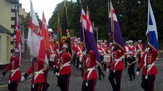 Drumderg parade their home town of keady 10 07 11 [upl. by Adnolehs856]