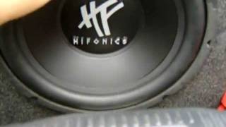 Hifonics HFX12D4 Review Running on a 250W RMS Directed 250d Amp [upl. by Nya945]