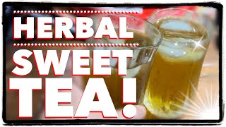 🍃Sweet Tea from Your Garden So Fresh Garden to Glass Same Day 🥤 herbs herbaltea [upl. by Aubigny]